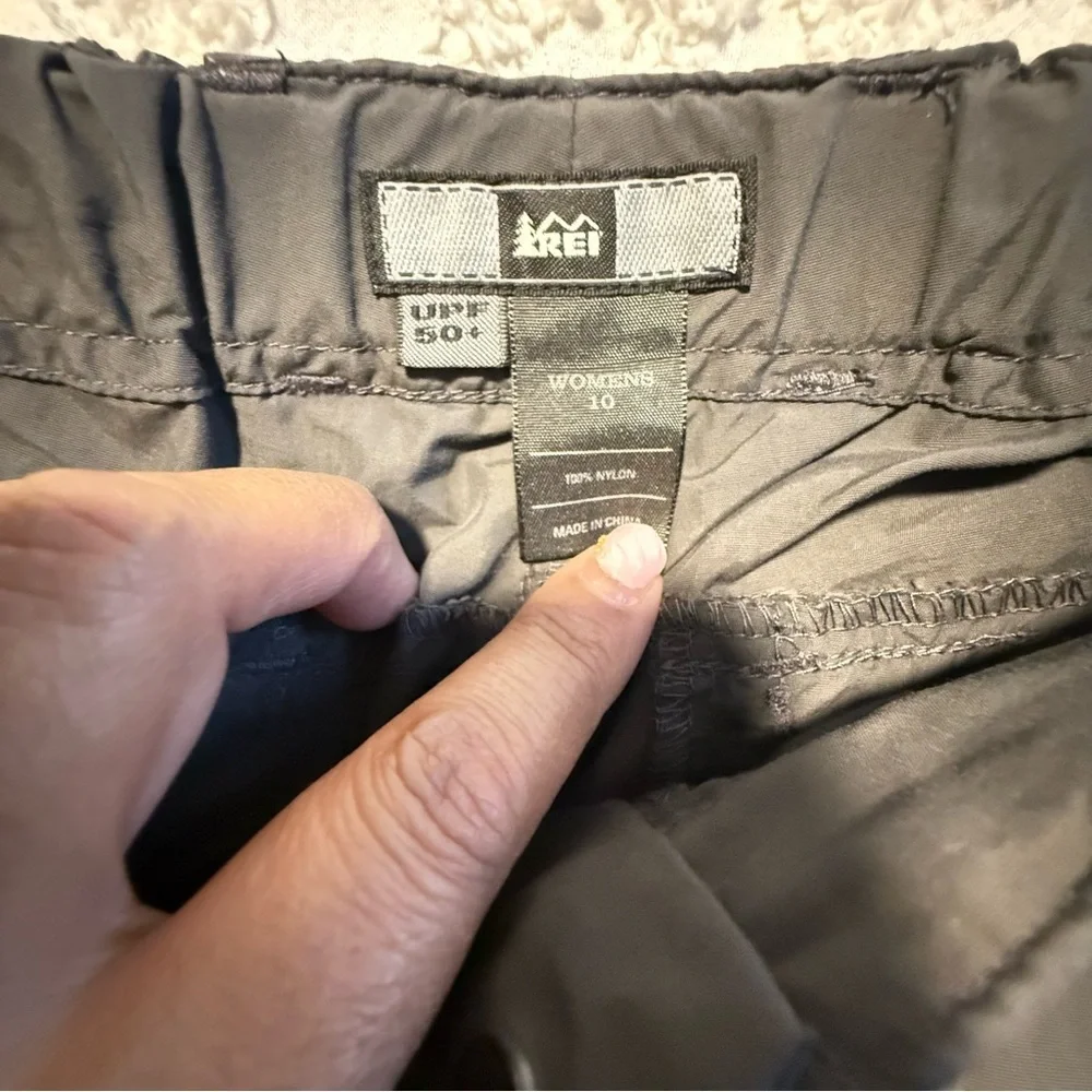 REI Women's Dark Gray Nylon Pants Size 10